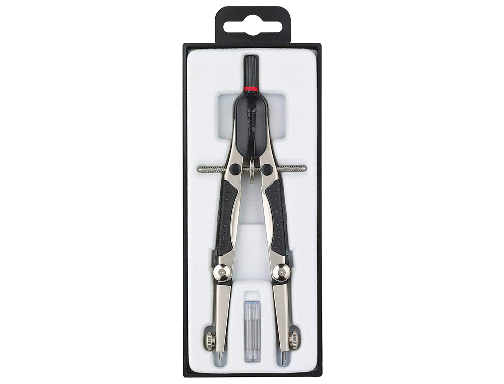 COMPAS ROTRING COMPACT MICROMETRICO AJUSTE RAPIDO LONGITUD 17 CM CIRCUNFERENCIA 36 CM