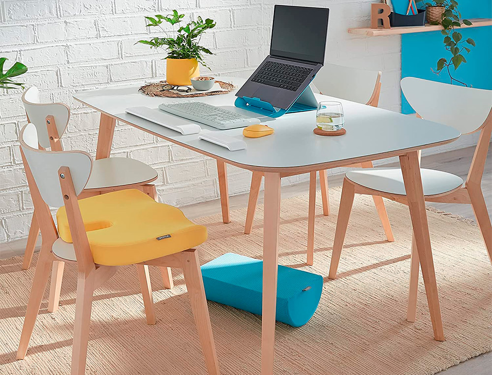 COJIN DE ASIENTO LEITZ ACTIVE ERGO COSY COLOR GRIS 355X75X455 MM