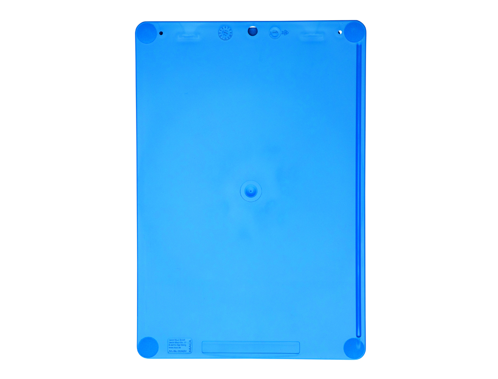 PORTANOTAS MAUL GO DIN A4 PLASTICO RECICLADO CON PINZA COLOR AZUL