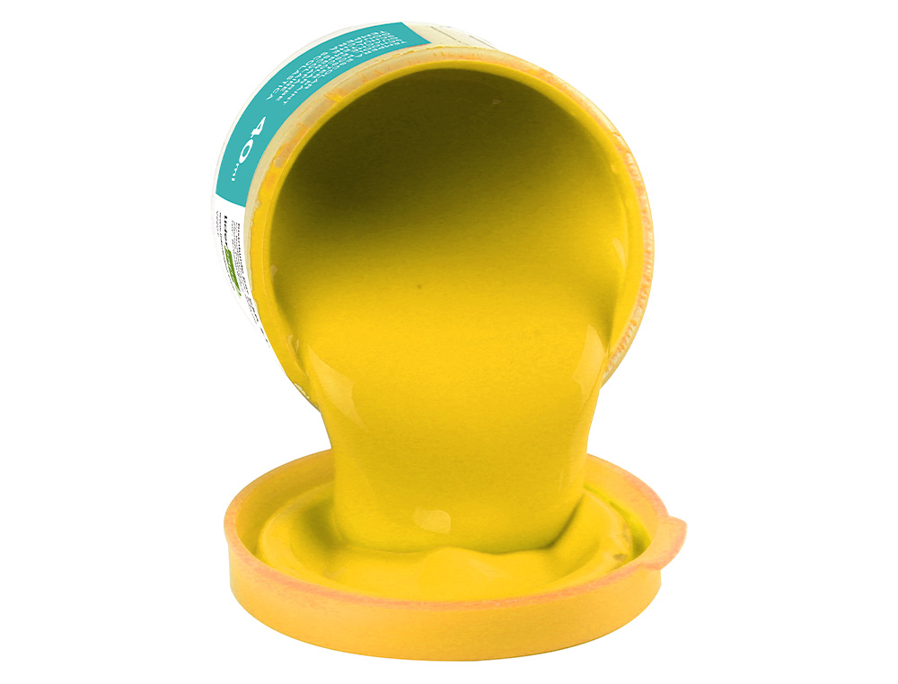 TEMPERA LIDERPAPEL ESCOLAR 40 ML AMARILLO