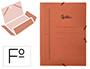 PASTA DE ELASTICOS LIDERPAPEL FOLIO COM ABAS COURO