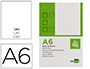 BLOC NOTAS LIDERPAPEL LISO A6 80 HOJAS 60G/M2 PERFORADO