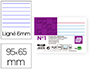 FICHAS EM CARTOLINA PACK COM 100 UNIDADES 65X95 MM