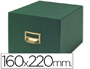 FICHEIRO LIDERPAPEL PARA FICHAS TELA VERDE PARA 10