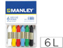 LAPIS DE CERA MANLEY 6 CORES