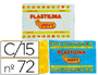 PLASTICINA JOVI 72 350 GR CAIXA 15 CORES SORTIDAS