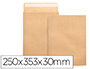 ENVELOPE LIDERPAPEL BOLSA FOLIO PROLONGADO CASTANH