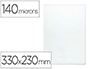 BOLSA CATALOGO Q-CONNECT FOLIO 140 MICRONS PVC TRA