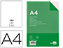 RECAMBIO LIDERPAPEL A4 100 HOJAS 60G/M2 LISO SIN MARGEN 4 TALADROS