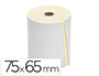 ROLLO SUMADORA Q-CONNECT ELECTRO 75 MM ANCHO X 65 MM DIAMETRO COPIATIVO CON 2 HOJASSIN BISFENOL A