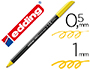 MARCADOR EDDING PONTA FIBRA 1200 AMARELO N.5 PONTA