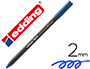 MARCADOR EDDING PONTA FIBRA 1300 AZUL PONTA REDOND