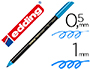 MARCADOR EDDING PONTA FIBRA 1200 AZUL CLARO N.10 P