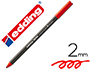 MARCADOR EDDING PONTA FIBRA 1300 VERMELHO PONTA RE