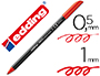 MARCADOR EDDING PONTA FIBRA 1200 N. 2 VERMELHO PON