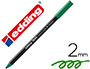 MARCADOR EDDING PONTA FIBRA 1300 VERDE PONTA REDON