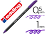 MARCADOR EDDING PONTA FIBRA 1200 VIOLETA N.8 PONTA
