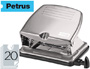 FURADOR PETRUS 65 CAPACIDADE 20 FOLHAS CROMADO