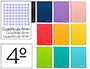 QUADERN ESPIRAL LIDERPAPEL QUART WITTY TAPA DURA 80H 75GR QUADRE 4MM AMB MARGE COLORS ASSORTITS