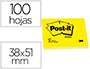 BLOC DE NOTES ADHESIVES LLEVA I POST-IT 38X51 MM AMB 100 FULLS 653E