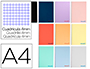 QUADERN ESPIRAL LIDERPAPEL A4 WONDER TAPA PLSTIC 80H 90GR QUADRE 4MM AMB MARGE COLORS ASSORTITS