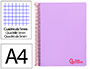 CADERNO ESPIRAL LIDERPAPEL DIN A4 WONDER CAPA PLAS