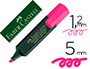 MARCADOR FLUORESCENTE FABER  48-28 ROSA