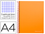 CADERNO ESPIRAL LIDERPAPEL DIN A4 JOLLY CAPA FORRA