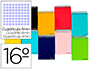 QUADERN ESPIRAL LIDERPAPEL BUTXACA SETZE APASAT SMART TAPA TOVA 80H 60GR QUADRE 4MM COLORS ASSORTITS