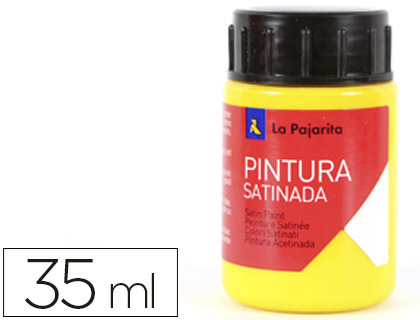 C/6 Bote Pintura Satinada La Pajarita Amarillo Oro 35ml Base Latex con  Ofertas en Carrefour