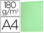 CLASSIFICADOR LIDERPAPEL DIN A4 VERDE PASTEL 180GR