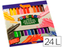 LAPICES CERA JOVICOLOR CAJA DE 24 UNIDADES COLORES SURTIDOS