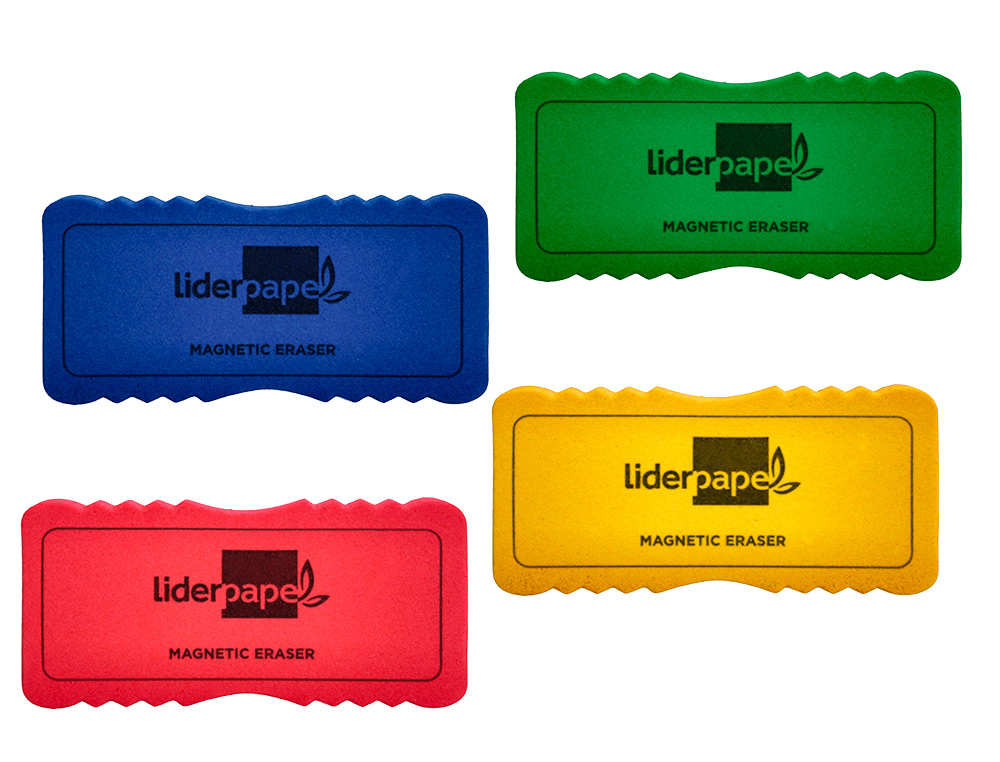 Imanes para sujecion liderpapel ecouse pp reciclado para pizarra magnetica  20 mm caja de 10