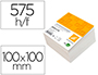 TACO PAPER LIDERPAPEL ENCOLAT BLANC 500+75 FULLS 100X100X60 MM 80 GR