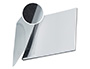 TAPA D'ENQUADERNACI CHANNEL FLEXIBLE 35546 NEGRA LLOM A CAPACITAT 36/70 FULLS CAIXA DE 10 UNITATS