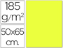 CARTOLINA GUARRO  50X65 CM 185 GR AMARELO LIMAO