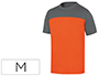 T-SHIRT DE ALGODAO DELTAPLUS COR CINZA LARANJA TAM