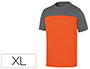 T-SHIRT DE ALGODAO DELTAPLUS COR CINZA LARANJA TAM
