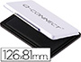 ALMOFADA PARA CARIMBO Q-CONNECT 126x81 MM PRETO