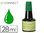TINTA PARA ALMOFADA Q-CONNECT VERDE FRASCO 28 ML