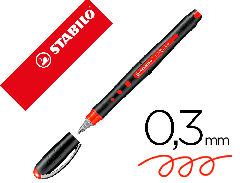 rotulador-stabilo-roller-ball-bl-ck-03-mm-rojo
