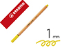 MARCADOR STABILO PONTA DE FIBRA POINT 88 AMARELO L