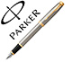 CANETA PARKER PK IM METAL CEPILLADO GT