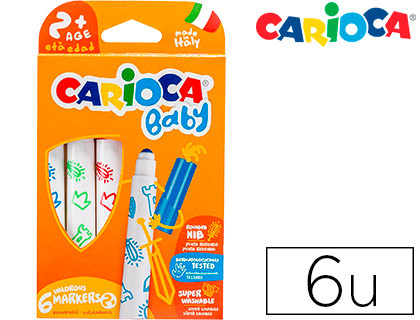 Carioca Jumbo  Bote de Rotuladores Super Lavables para Niños con