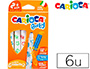 ROTULADOR CARIOCA BABY 2 AOS CAJA 6 UNIDADES COLORES SURTIDOS