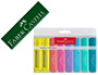 MARCADOR FABER FLUORESCENTE 1546 COR PASTEL ESTOJO
