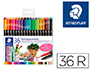 MARCADOR STAEDTLER PERMANENTE DUPLA PONTA 3187 EST