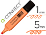 MARCADOR FLUORESCENTE Q-CONNECT PASTEL LARANJA PON