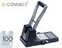 FURADOR Q-CONNECT KF18766 PRETO 2 FUROS ABERTURA 1