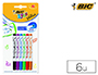 MARCADOR BIC KIDS VELLEDA PARA QUADRO BLISTER DE 6
